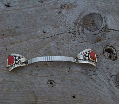 Watchband Native American Oxblood Coral